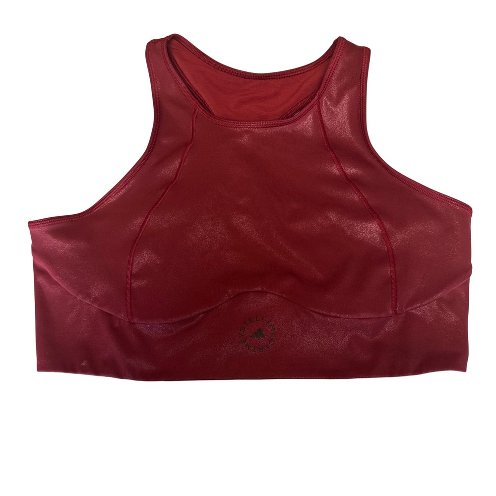 Adidas Stella McCartney Sports Bra Womens XL Red TruePurpose HI1940